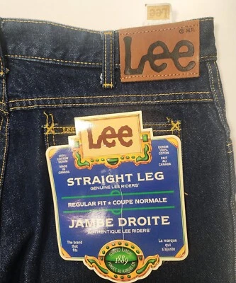 Vintage Lee denim jeans NWT 34 x 30 Foto 1 de 4