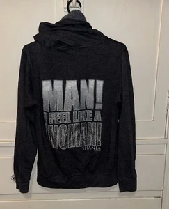 Shania Twain Man I feel like a woman! Still The One hooded Sweatshirt M - Picture 1 of 6