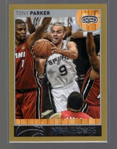 2013-14 Panini Hoops Gold #60 Tony Parker - San Antonio Spurs