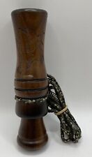 Genuinely Amish Crafted Duck Call with Lanyard - Wooden - New, Unused!
