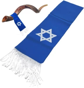 Bandera Cuerno Shofar - Elegante Decoración Shofar - Imagen 1 de 12