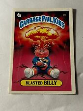 1985 Topps Garbage Pail Kids Series 1 Matte Blasted Billy Cheaters License