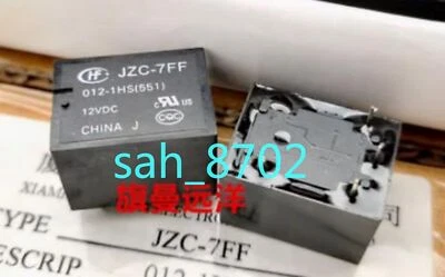 5 PCS NEW HF JZC-7FF 012-1HS normally open relay 12V 4-pin - Image 1 of 2