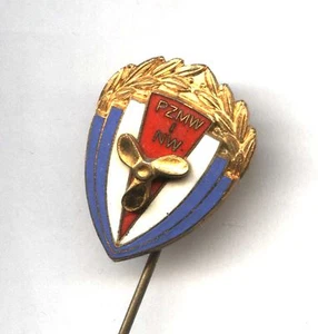 Pin Polnischer Motorboot- und Wasserskiverband Ehrenabzeichen - Bild 1 von 2
