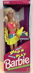 Barbie Snap 'N Play Doll 1991 #3550 Incomplete Open Box Mattel - Picture 1 of 15