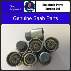 Genuine Saab Security Wheel Locking Bolt Nut Removal Key  Code 117 / T