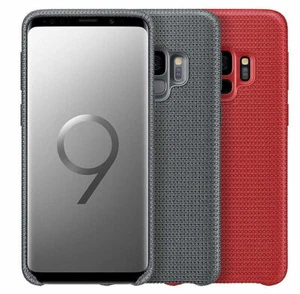 Funda trasera de tela hipertejida genuina Samsung Galaxy S9 S9+ Plus carga Qi - Imagen 1 de 13