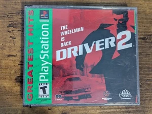 Driver 2 Greatest Hits (Sony PlayStation 1, 2000) with Manual - Picture 1 of 8