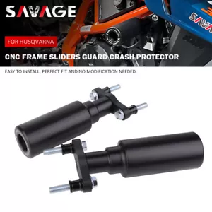 Protector de choque deslizadores de marco CNC para Husqvarna Vitpilen/Svartpilen 401 2017-24 - Imagen 1 de 10