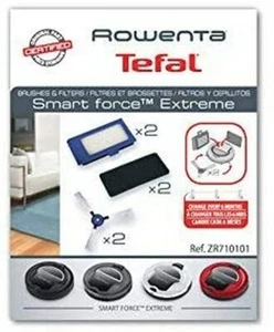 ROWENTA ZR7101ES SET 2 SPAZZOLE 4 FILTRI ROBOT ASPIRAPOLVERE SMART FORCE EXTREME - Picture 1 of 6