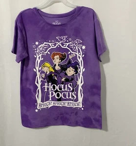 Hocus Pocus Girls Halloween Graphic T-Shirt Size L (10-12) Color Purple NWT - Picture 1 of 3