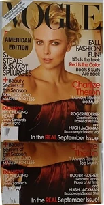 Two x Vogue Magazine American September 2009 - Charleze Theron on cover. New - Picture 1 of 8