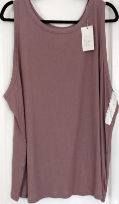 NUEVO CON ETIQUETAS A New Day Para mujeres Talla Grande 4X Camiseta sin Mangas Jersey Elástico Foto 1 de 4