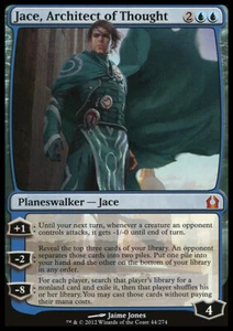 JACE ARCHITECT OF THINK CASI NUEVO Return To Ravnica Magic The Gathering Azul - Planeswalker Mythic - Imagen 1 de 1