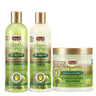 African Pride Olive Miracle Shampoo + Lotion + Strengthening Treatment | SET OF3