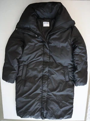 Abrigo acolchado largo resistente al agua Old Navy 478274 para mujer talla S negro $90 Foto 1 de 4