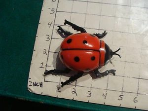 CLEAN, wind up LADYBUG, 1983 WORKS FINE.  neat. - Picture 1 of 4