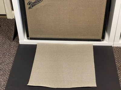Original  NOS Vintage Fender Grill Cloth Silver Sparkle Blackface fits Champ Amp - Image 1 of 4