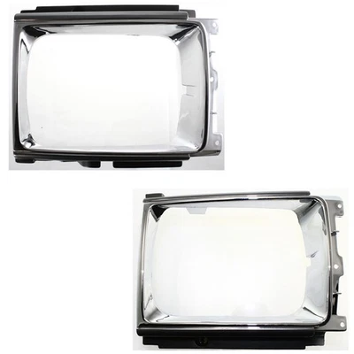 Pair Set of 2 Head light Headlight Doors Headlamp Bezels  Driver & Passenger - Image 1 of 4