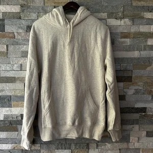 NUEVA JJJound J90 Sudadera con Capucha de Terry Francés Avena Mediana - Imagen 1 de 7