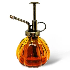 Plant Mister Flower Water Spray Bottle Can Pot | Vintage Pumpkin Style Decora... - Picture 1 of 7
