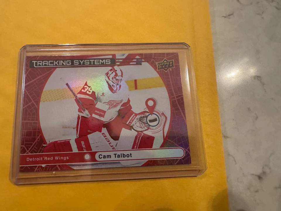 2025-26 UPPER DECK SERIES 1  RED TRACKING SYSTEMS CAM TALBOT  155/199 - Image 1 of 1