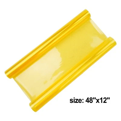 Pellicola vinilica gialla per fari fendinebbia e marcatori laterali finitura luc - Immagine 1 di 4