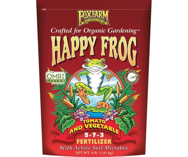 FoxFarm Happy Frog TOMATO & VEGETABLE 4 lbs Natural Organic Fertilizer Fox Farm - Image 1 of 1