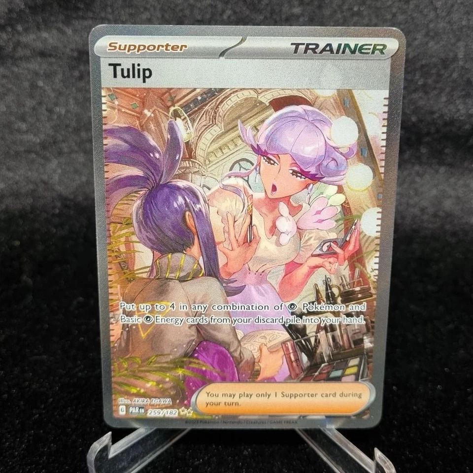 Tulip 259/182 Paradox Holo Special Illustration Rare Pokemon Card - Image 1 of 2