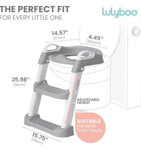 Baby Kids Training Toilet Potty Trainer Seat Chair Toddler Ladder Step Up Stool - Picture 1 of 5