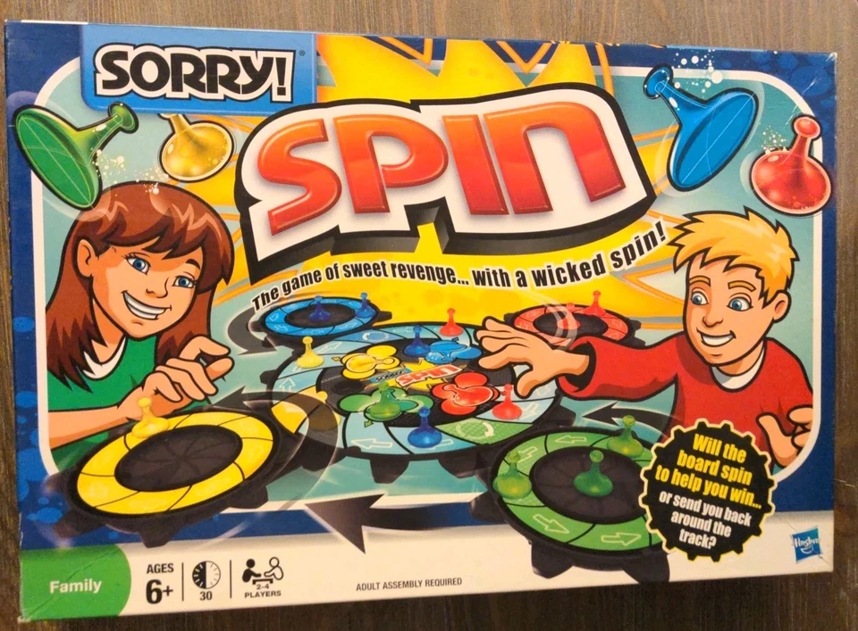 Sorry Spin Board Game 2009 By Hasbro - Image 1 of 4