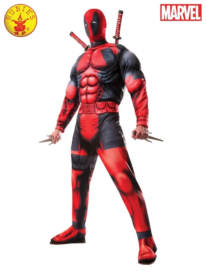 Deadpool Deluxe Adult Costume - Mens - Standard - Rubies - Image 1 of 1