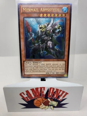 YuGiOh Mermail Abyssteus CBLZ-EN083 1st Edition Ultimate Rare Mint Condition - Image 1 of 2