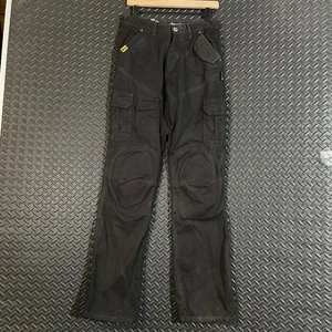 Pantalones de trabajo Iron Workers 10398 negros cargo para hombre 30 utilitarios doble rodilla carpintero - Imagen 1 de 7