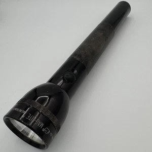VINTAGE 1990er 15" MAG-LITE Taschenlampe groß USA 4 D Zellen Aluminium schwarz Ontario - Bild 1 von 22