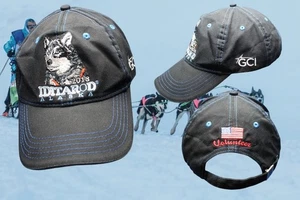 Iditarod 2018 sled dog Alaska Nome GCI Volunteer Baseball Cap Hat Huskie - Picture 1 of 12