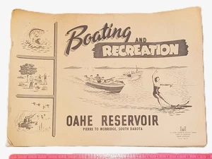 1964 Oahe Reservoir US Army Corps Engineers South Dakota w/ 16 Maps 14x20 in. - Picture 1 of 7