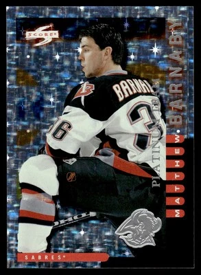 1997-98 Score Platinum Matthew Barnaby RARESP Sabres #5 *Noles2148* - Image 1 of 2