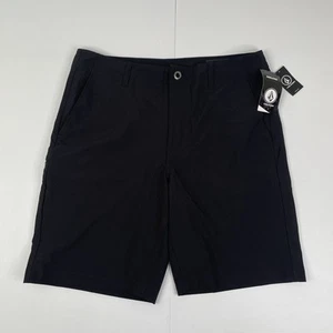 Volcom Kerosene Hybrid Shorts Surf & Turf Chino Mens Size 36 Black BNWT - Picture 1 of 9