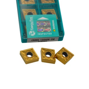 10pcs Taegute CNMG120408-EM CNMG432-EM TT9080 Carbide Inserts New - Picture 1 of 6