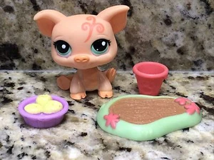 Littlest Pet Shop LPS #998 Pig Messiest mit blauen Augen gebraucht - Bild 1 von 9