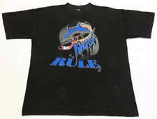 Vintage ECHL Baton Rouge Kingfish Minor Hockey T-Shirt Black XL Tee