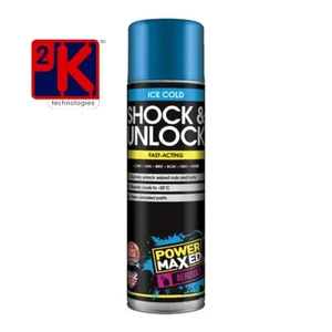 Power Maxed - Shock & Unlock Spray 500 ml lata de spray PMSU500SC11 - correo de mensajería del Reino Unido - Imagen 1 de 10
