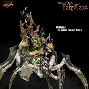 Arkanidia, the Cursed Forest's Spider - Wargames- 9th age - d&d - tabletop - Imagen 1 de 2