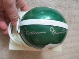Microcasco Packers firmado por Norm Masters Michigan State Spartans - Imagen 1 de 4