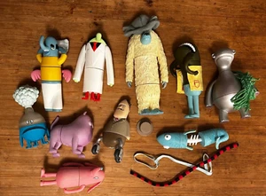 KidRobot Le Doux Critter Splitter LOT of 11 w/ CHASE & Accessories - Picture 1 of 1