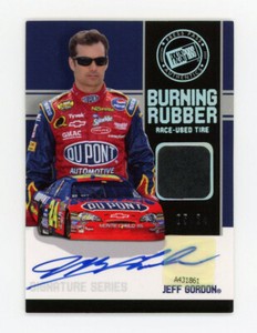 Jeff Gordon 2007 Press Pass Burning Rubber Autographs 5/24 Signature Series Auto