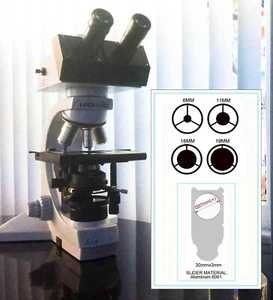 Darkfield Set - Leica Microscope Compatible w/Aluminum 6061 Slider - Picture 1 of 1