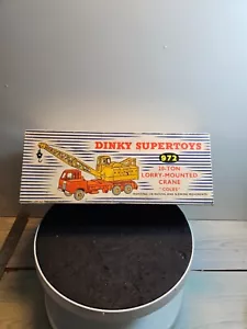 Boxed DINKY TOYS 972 20 Ton Lorry Mounted Coles Crane Boxed with Inner Packing - Picture 1 of 14