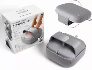 Sharper Image Acupressure Foot Heated Shiatsu Massager Ottoman (Grey) - Picture 1 of 9
